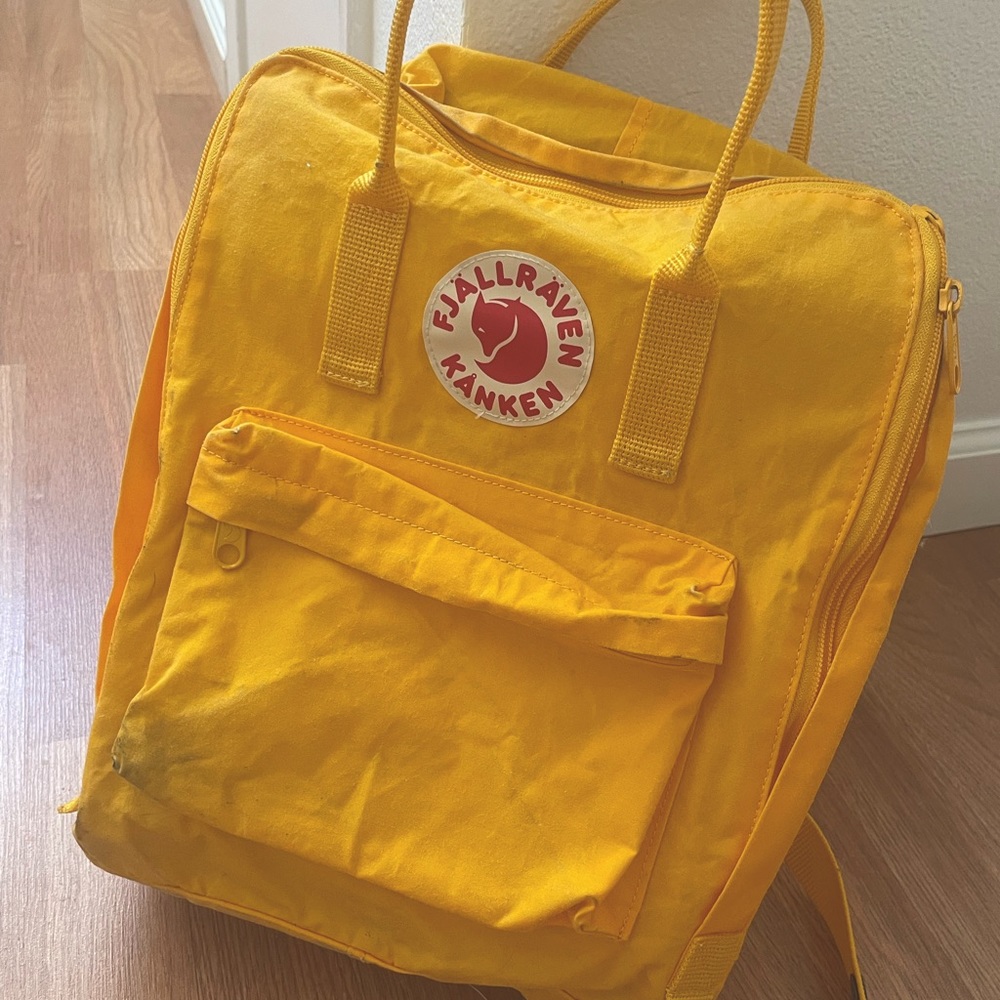 Fjallraven backpack.